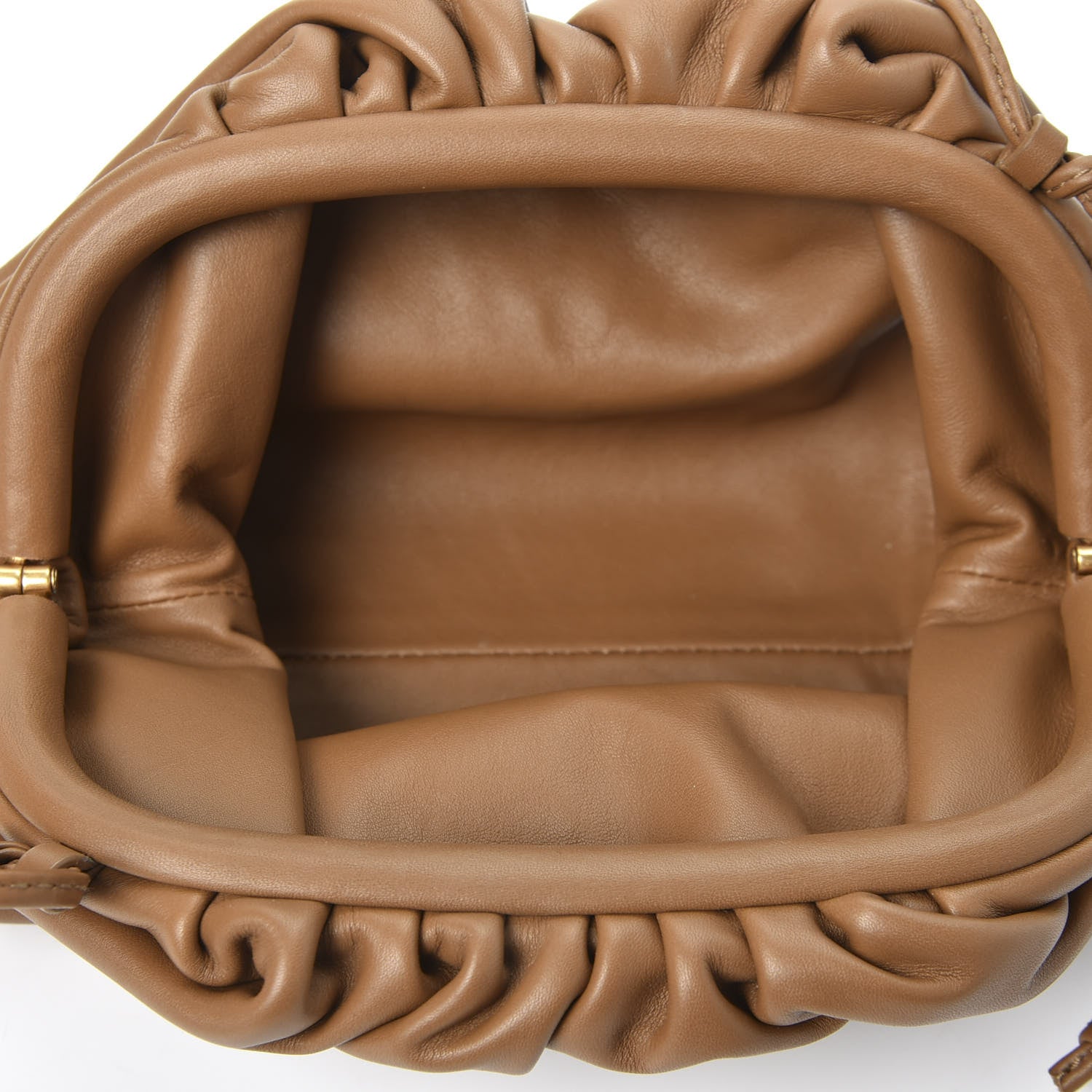 Bottega Veneta Butter Calfskin The Mini Pouch Camel 4 of 8