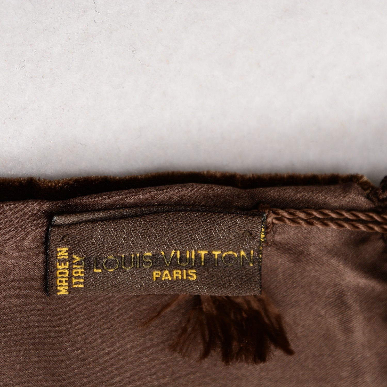 Louis Vuitton Monogram Velours Long Scarf Marron 4 of 6