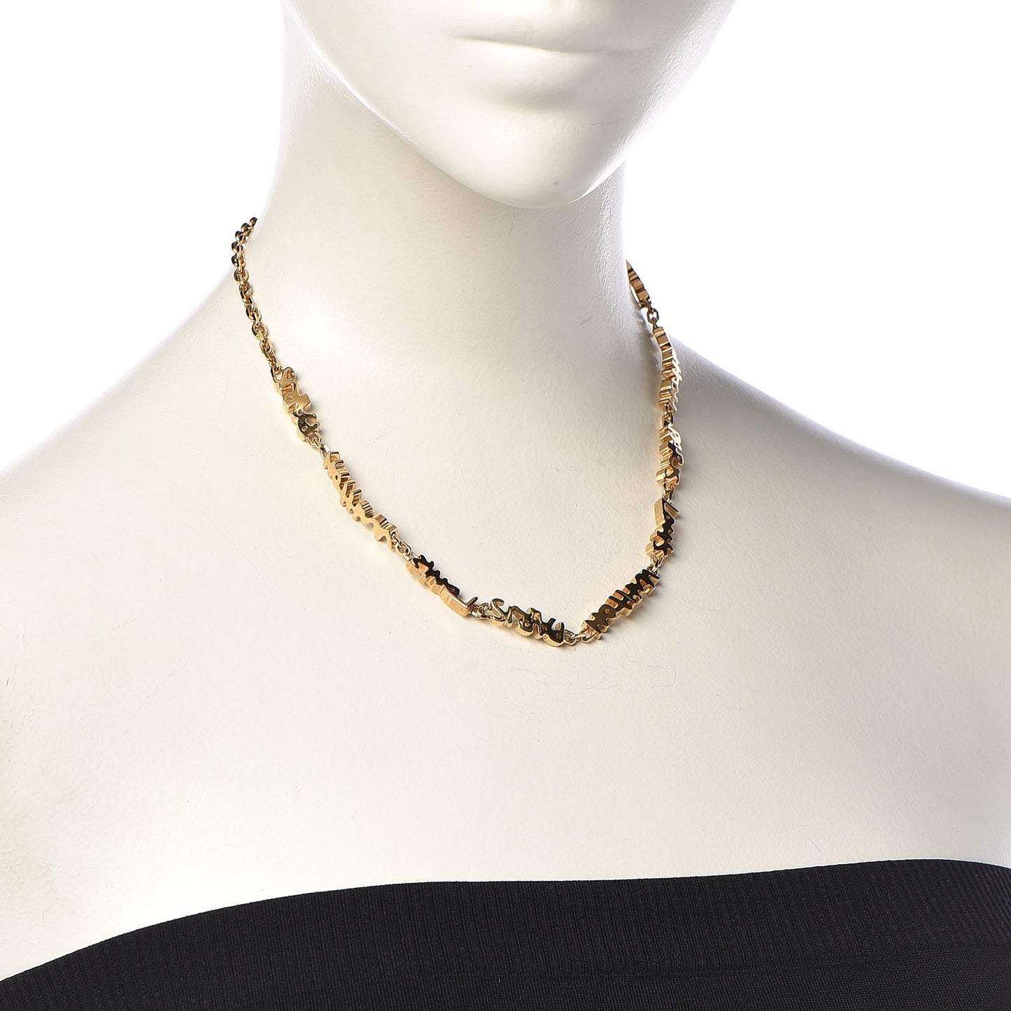 Graffiti PM Necklace Gold