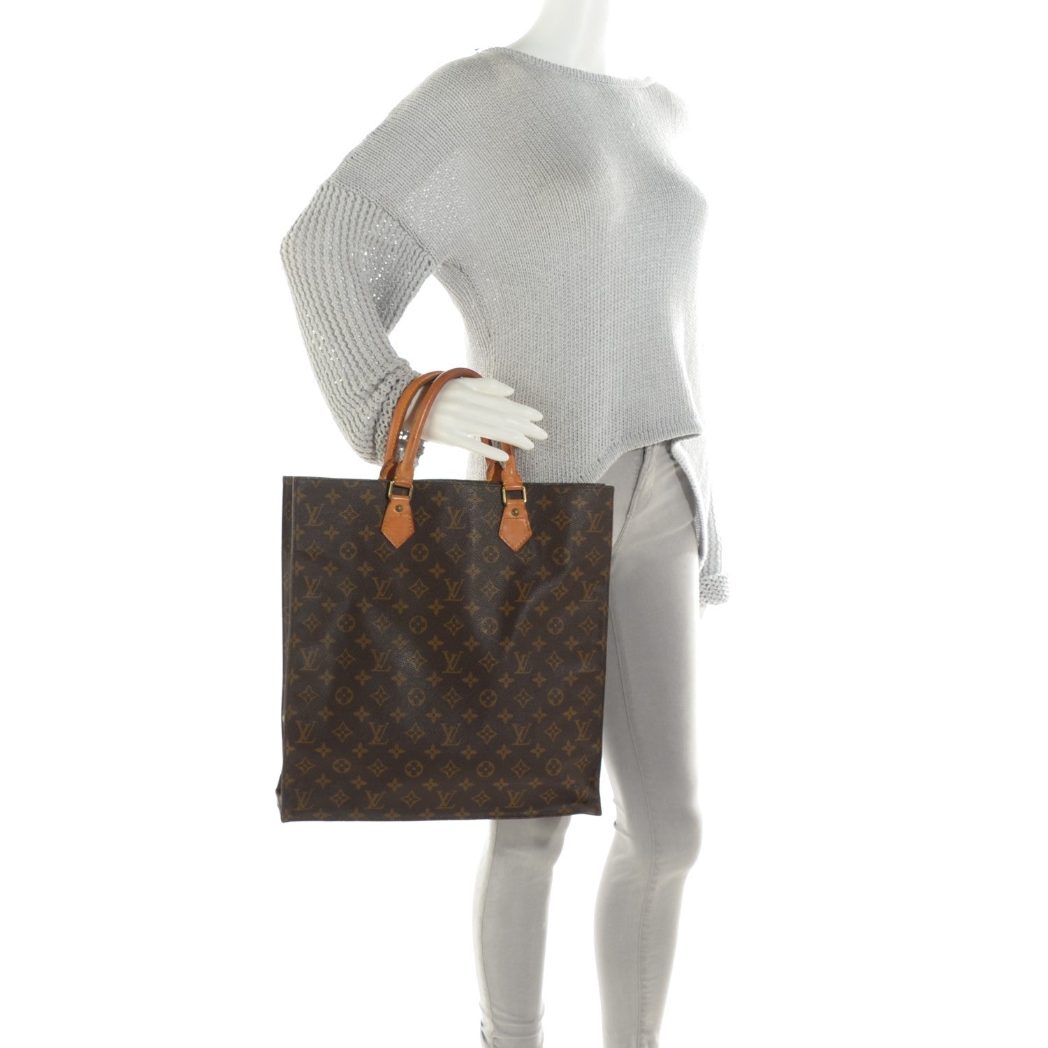 Louis Vuitton Monogram Sac Plat 2 of 10