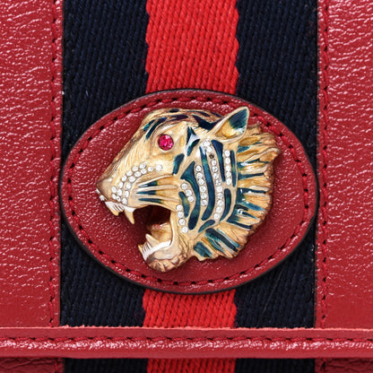 Gucci Calfskin Web Rajah Continental Wallet Romantic Cherry 8 of 9