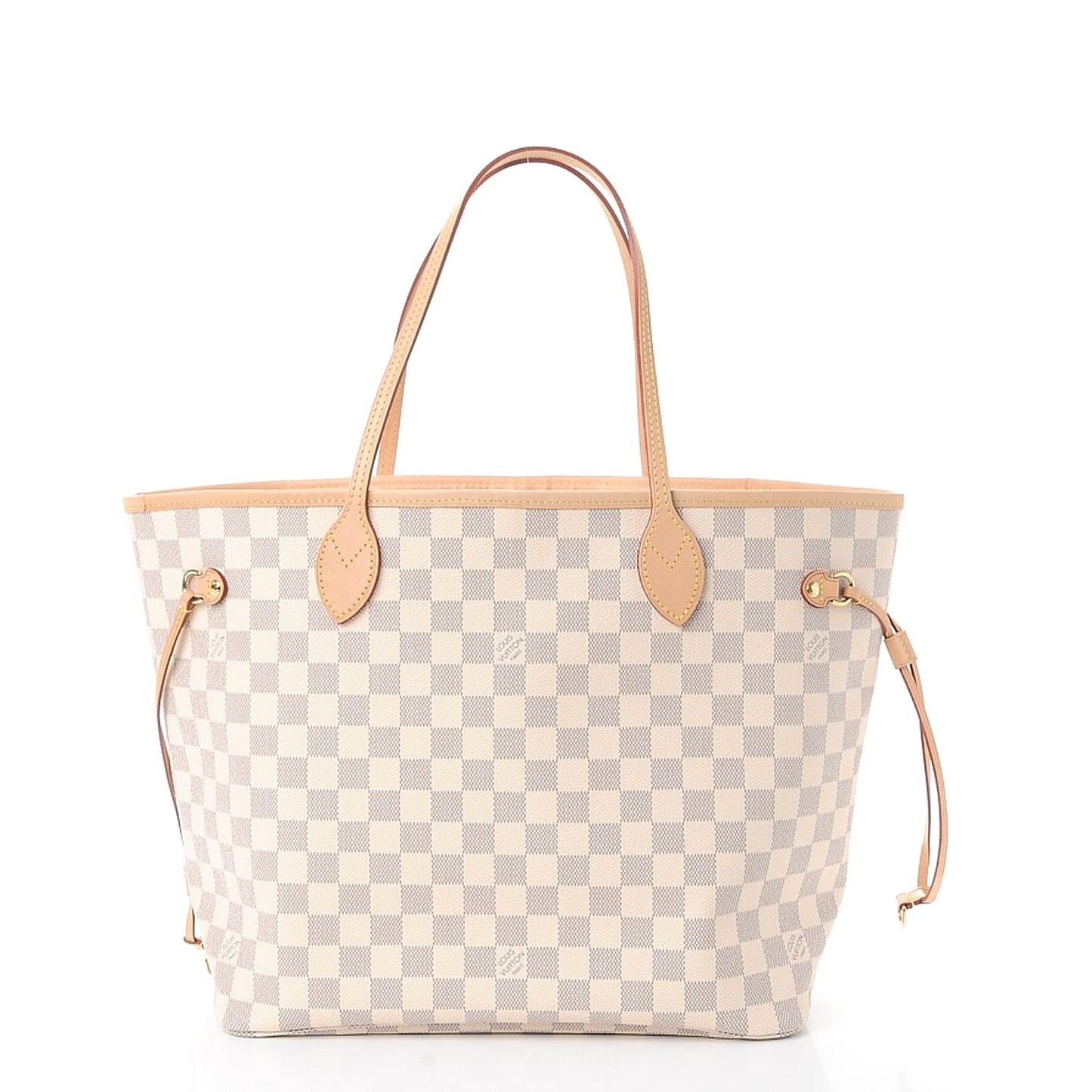 Damier Azur Neo Neverfull MM Rose Ballerine