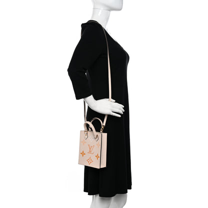 Louis Vuitton Empreinte Monogram Giant By The Pool Petit Sac Plat Cream Saffron 2 of 11