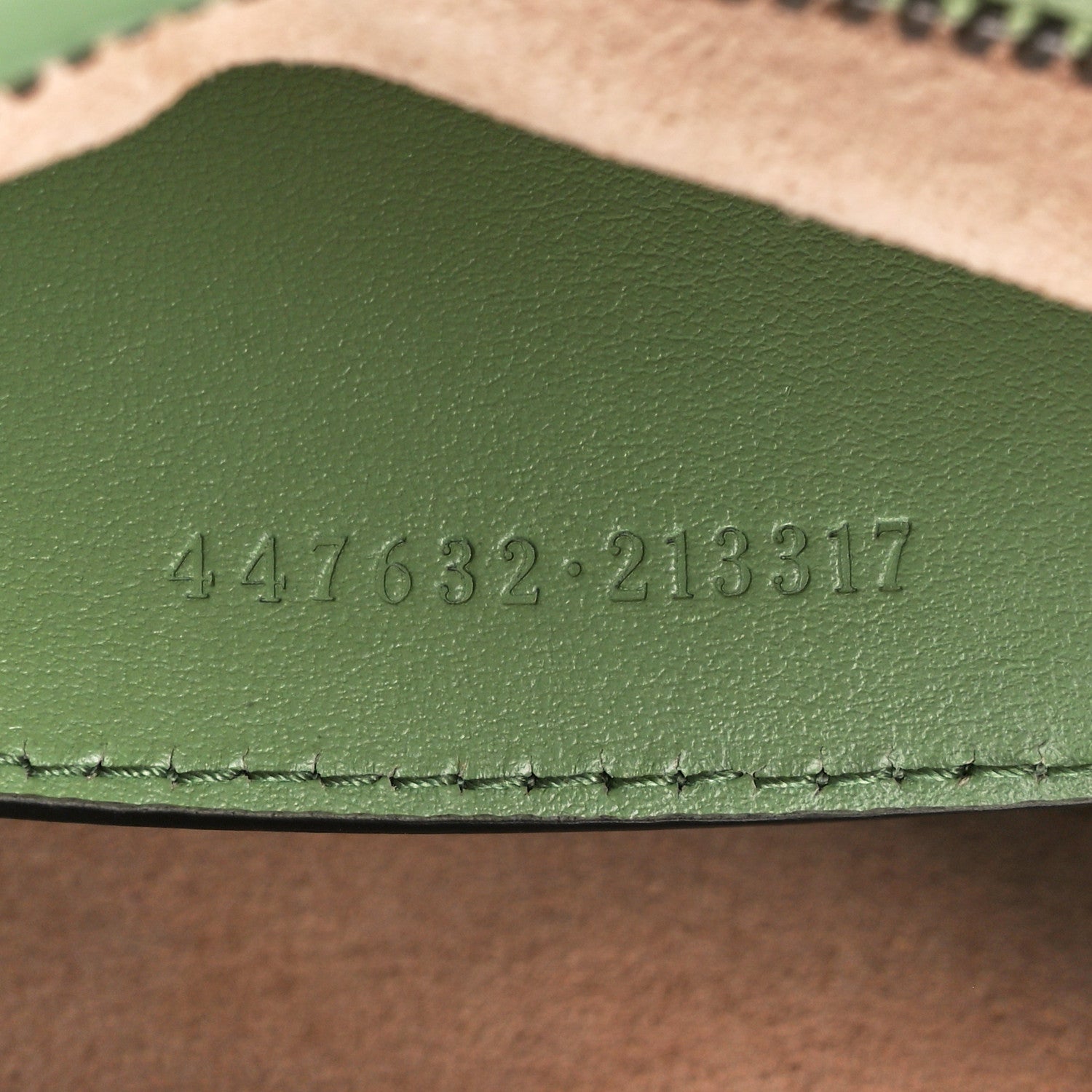 Gucci Calfskin Matelasse Chevron Small GG Marmont Chain Shoulder Bag Salamander Green 7 of 11