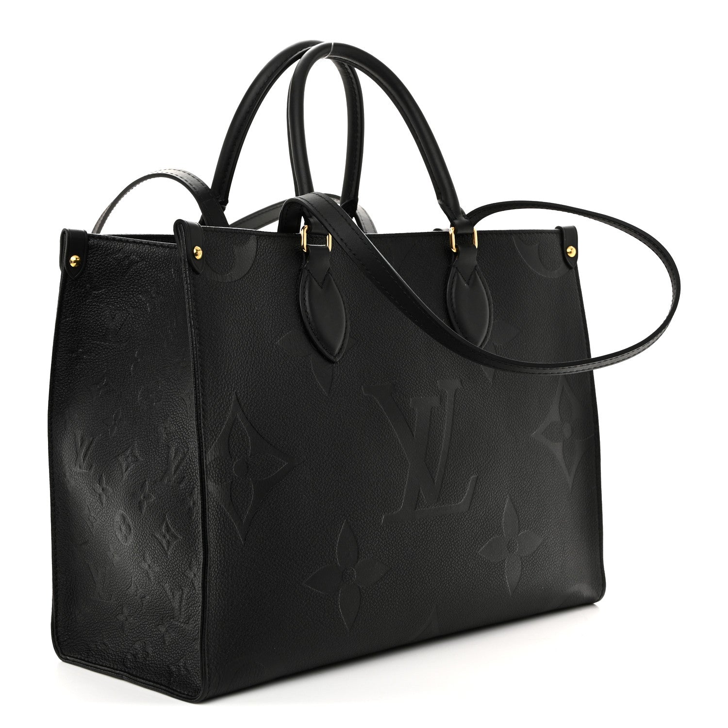Louis Vuitton Empreinte Monogram Giant Onthego MM Black 3 of 9