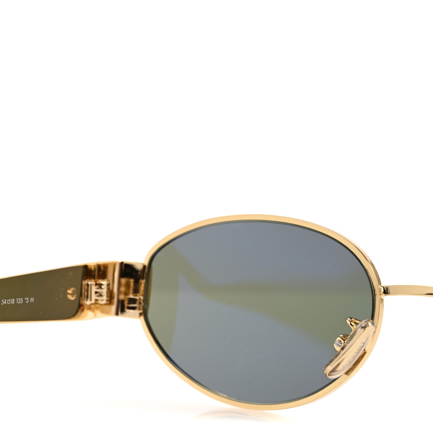Metal Triomphe 01 Sunglasses CL40235U Gold Green