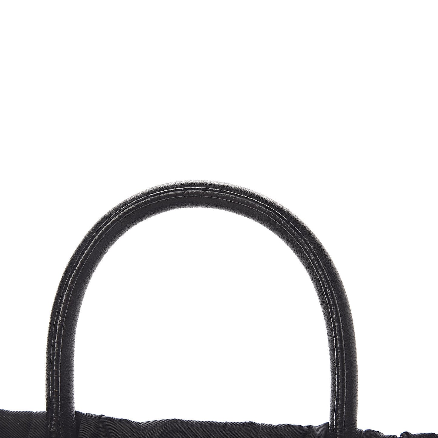 Tessuto Nylon Gaufre Tote Black