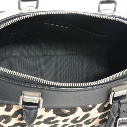 Louis Vuitton Jacquard Velvet Leopard Print Stephen Sprouse Speedy 5 of 8