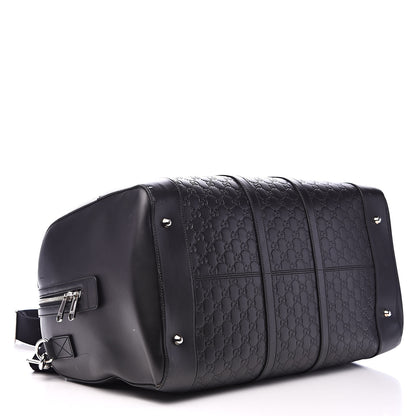 Gucci Guccissima Signature Large Duffle Black 4 of 15