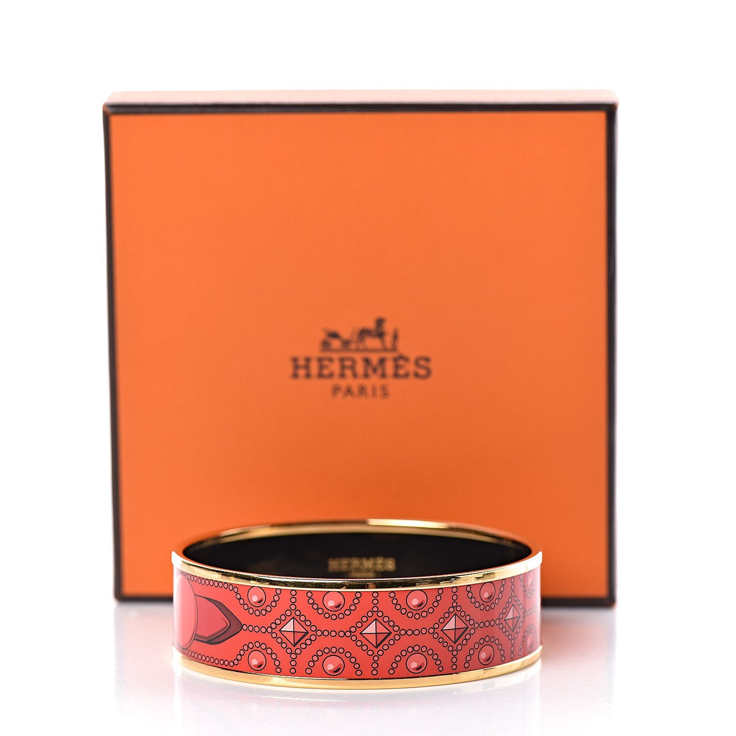 Enamel Printed Colliers de Chiens Wide Bracelet 65