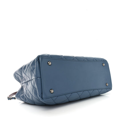 Chanel Caviar Medium Be Caviar Tote Blue 4 of 10