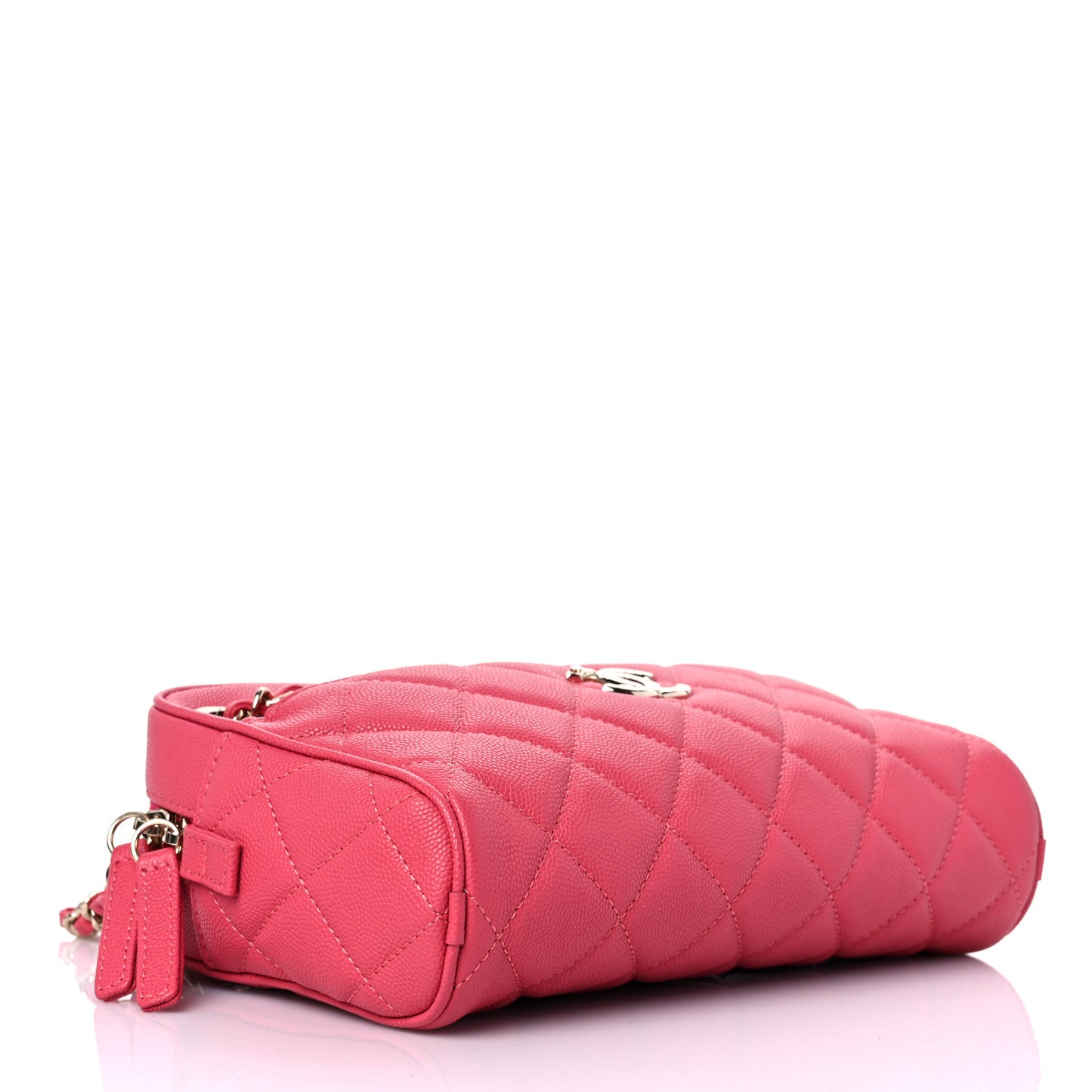 Caviar Quilted Small In & Out Camera Case Pink