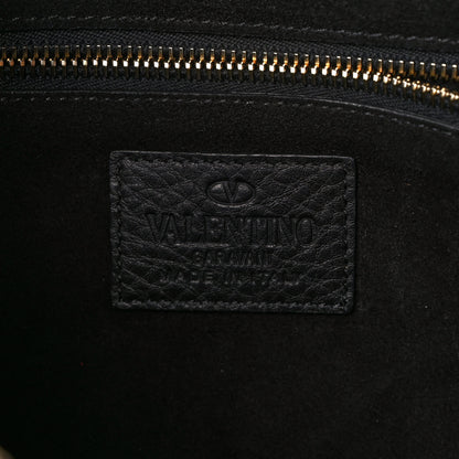 Valentino Garavani Calf Hair Oversized Fringe Clutch Leopard 6 of 6