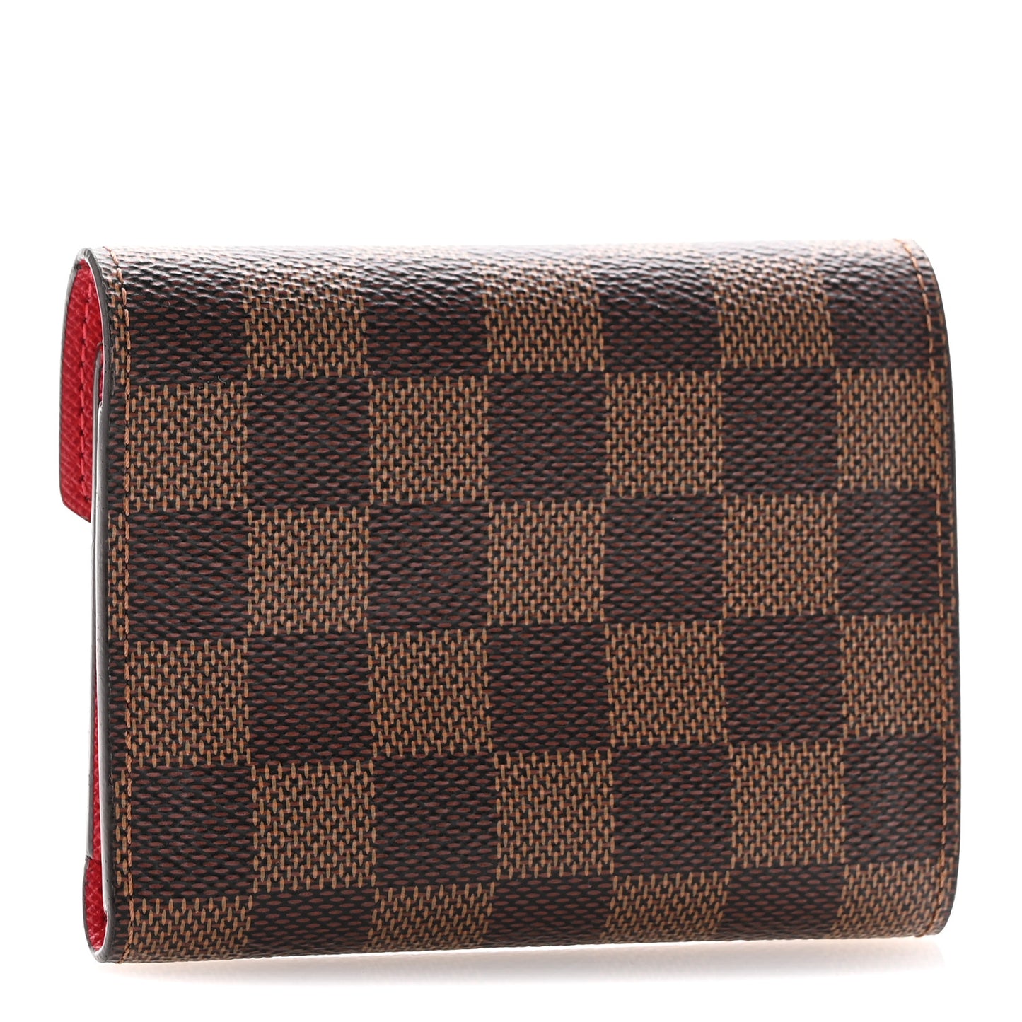Damier Ebene Victorine Wallet Cherry