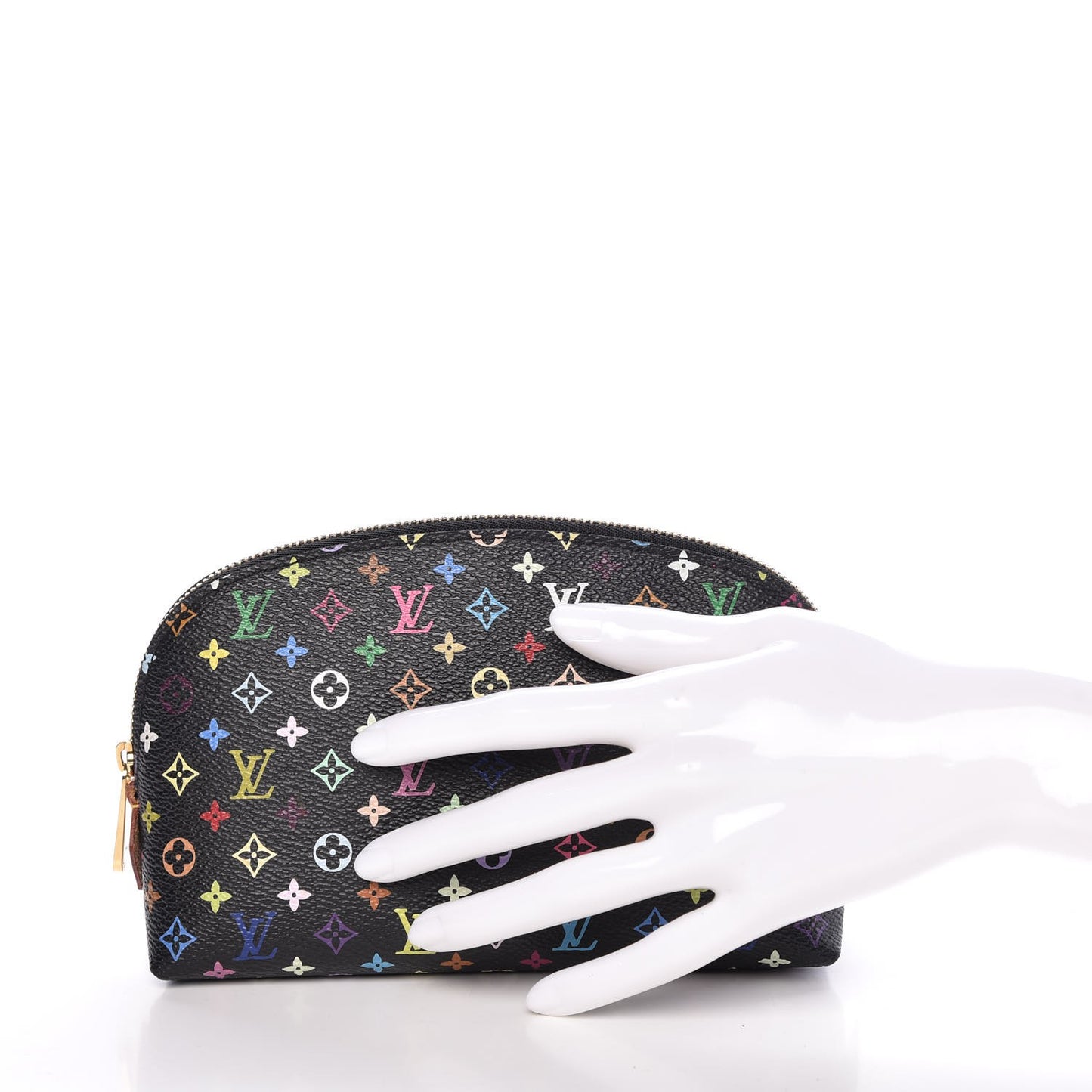 Monogram Multicolor Cosmetic Pouch Black Grenade