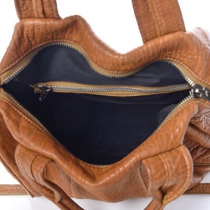 Alexander Wang Pebbled Lambskin Rocco Duffel Mustard 7 of 19