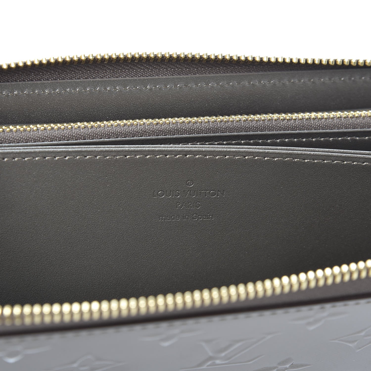 Louis Vuitton Vernis Zippy Wallet Champagne Metallise 7 of 8