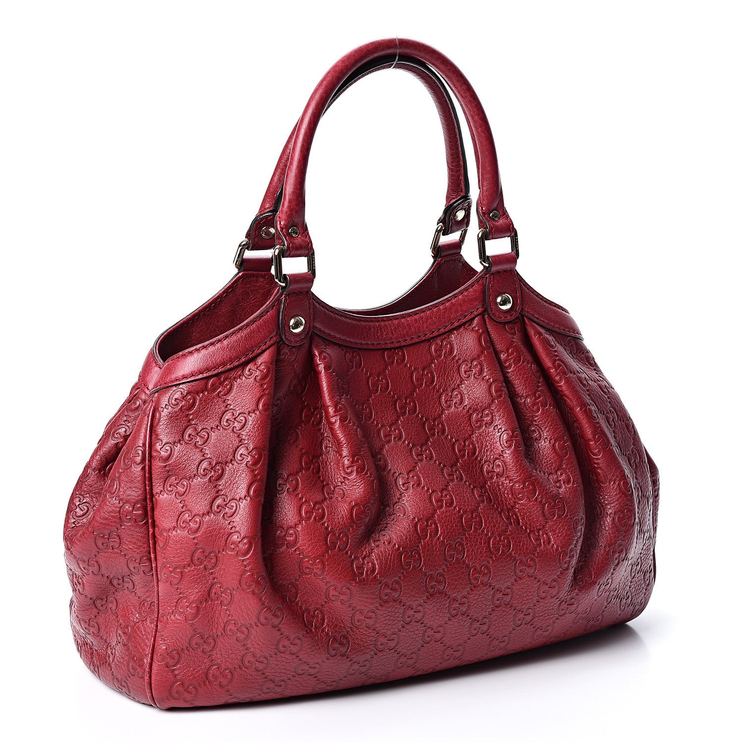 Gucci Guccissima Medium Sukey Tote Raspberry Candy 2 of 9