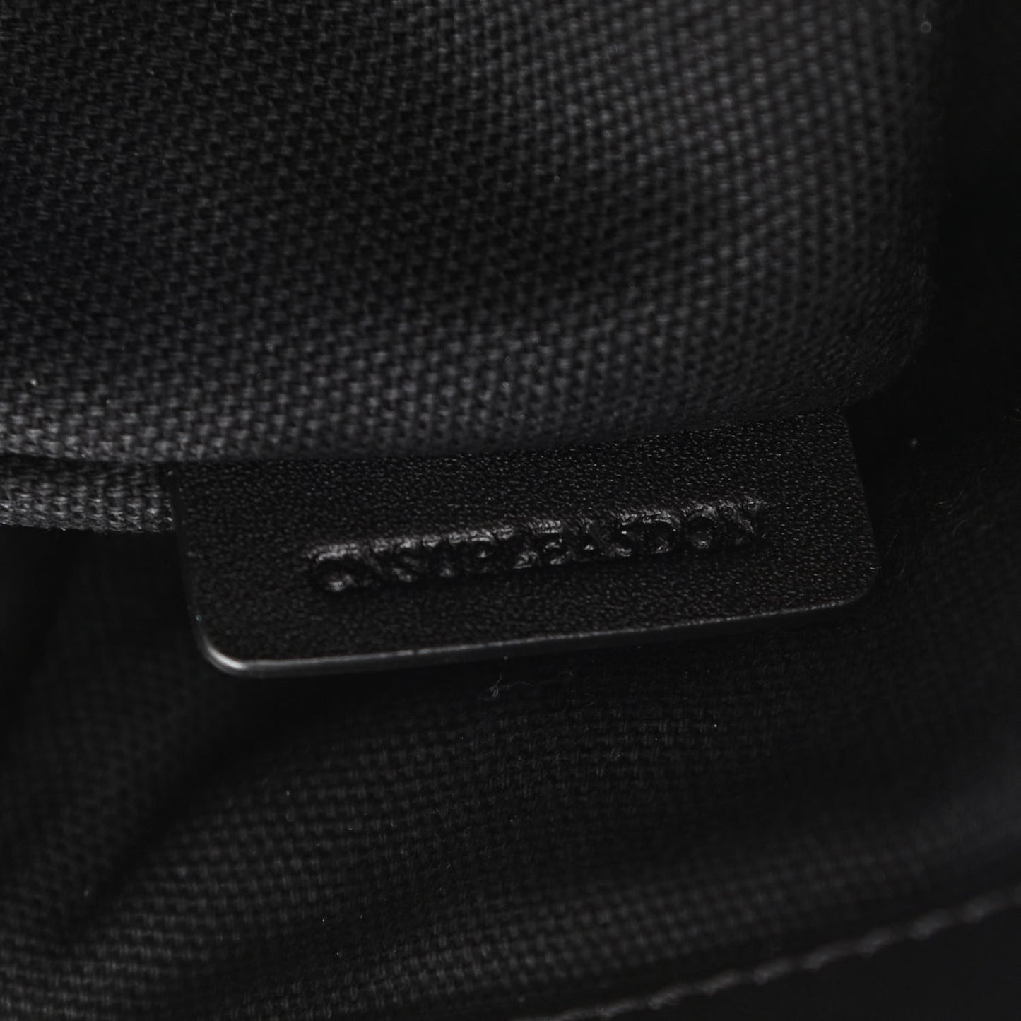 Canvas Mega Check Large Baildon Messenger Bag Black