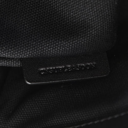 Burberry Canvas Mega Check Large Baildon Messenger Bag Black 8 of 14