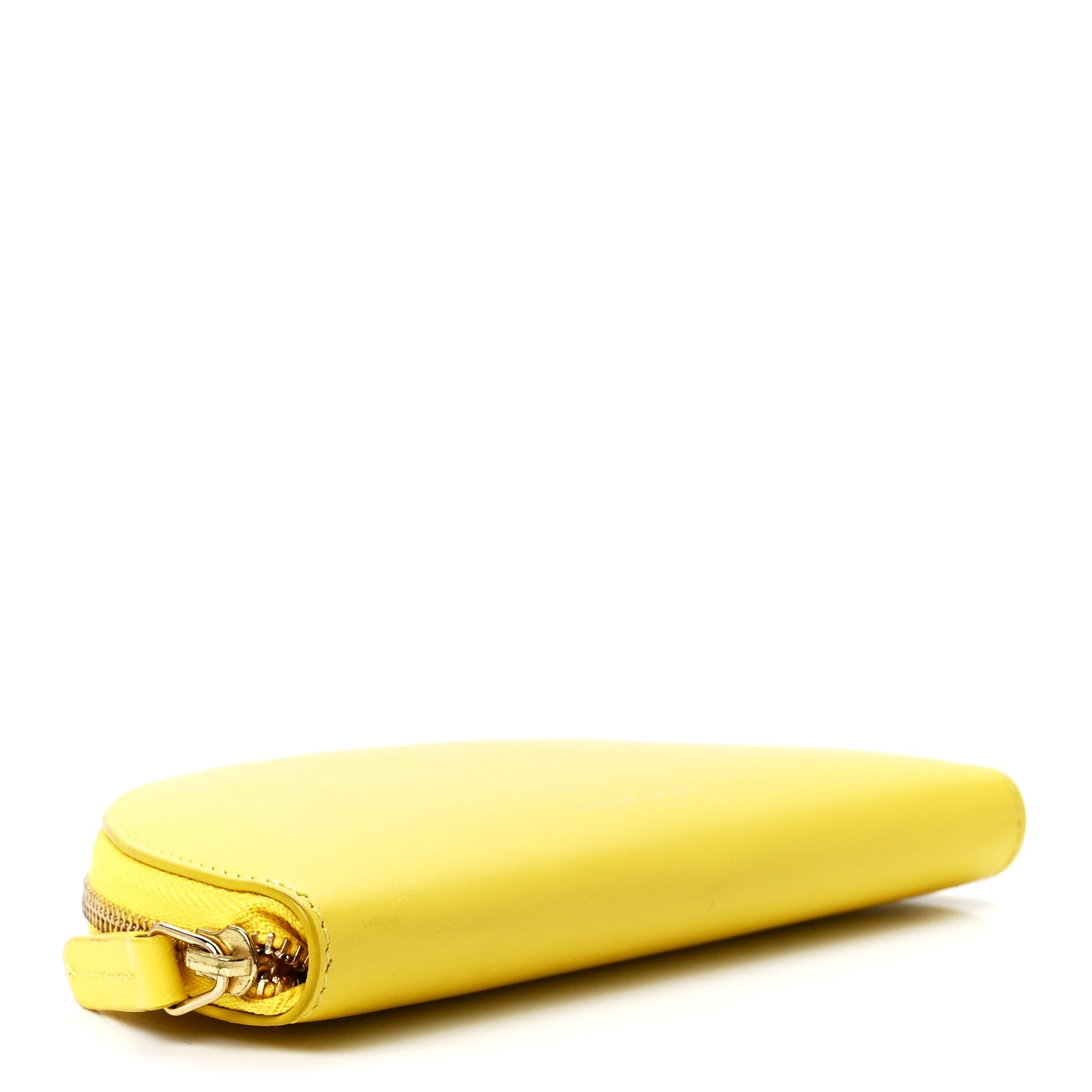 Mansur Gavriel Calfskin Half Moon Clutch Yellow 4 of 11