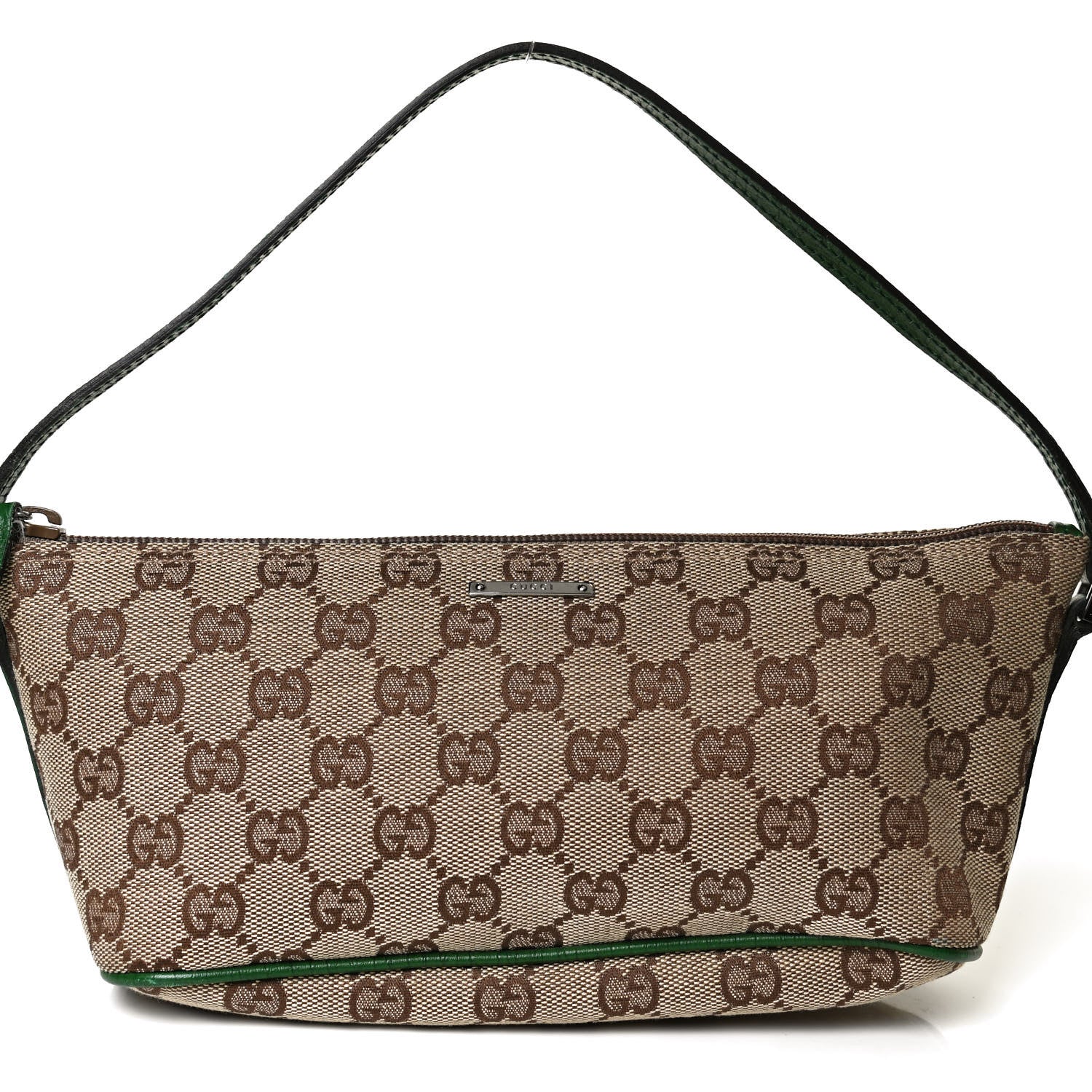 Gucci Monogram Boat Pochette Green 7 of 12