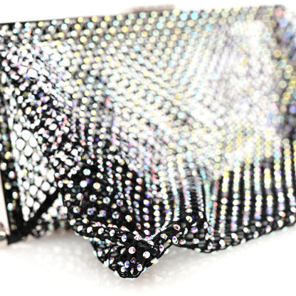 Saint Laurent Mesh Crystal Medium Fanny Shoulder Bag Black 9 of 10