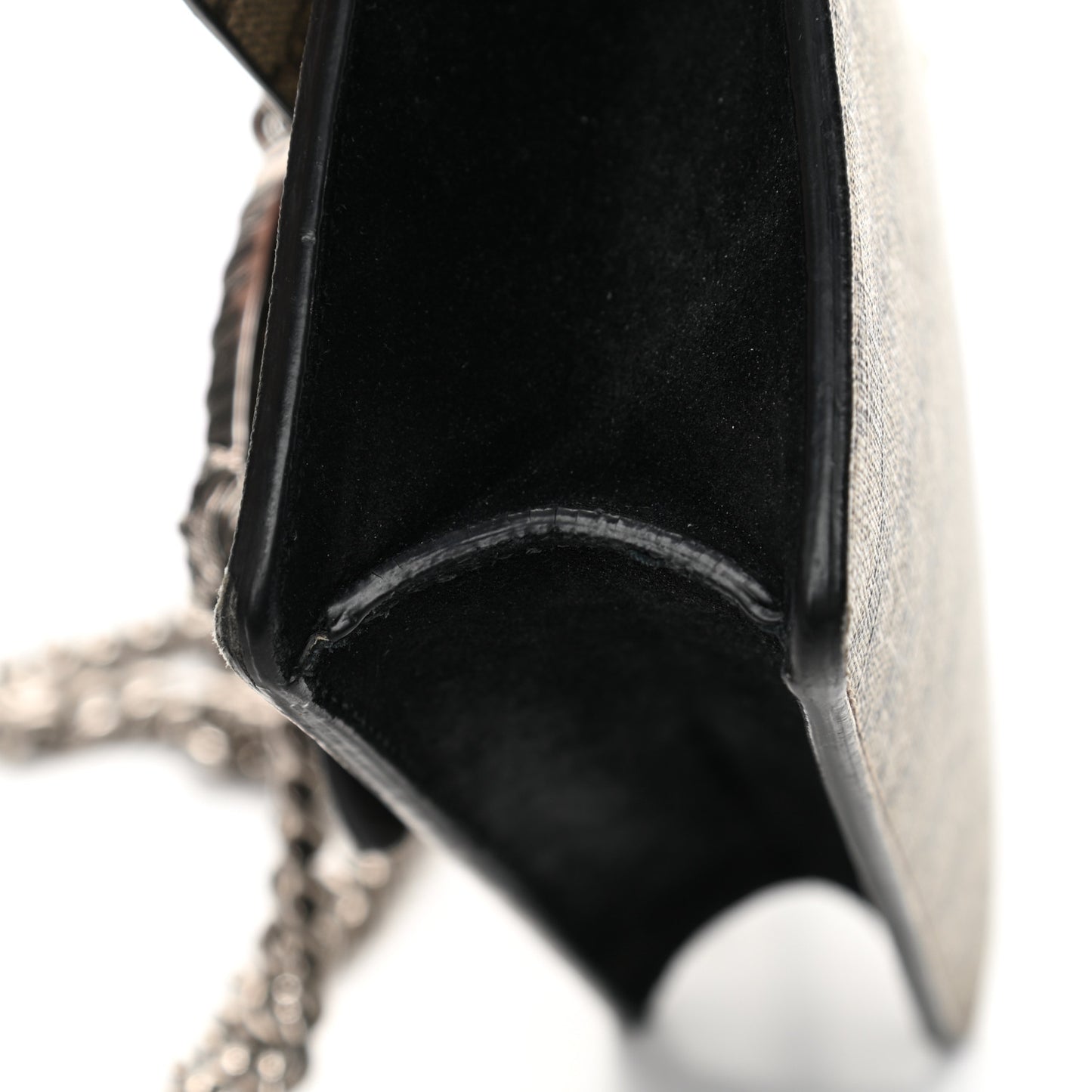 GG Supreme Monogram Mini Dionysus Shoulder Bag Black