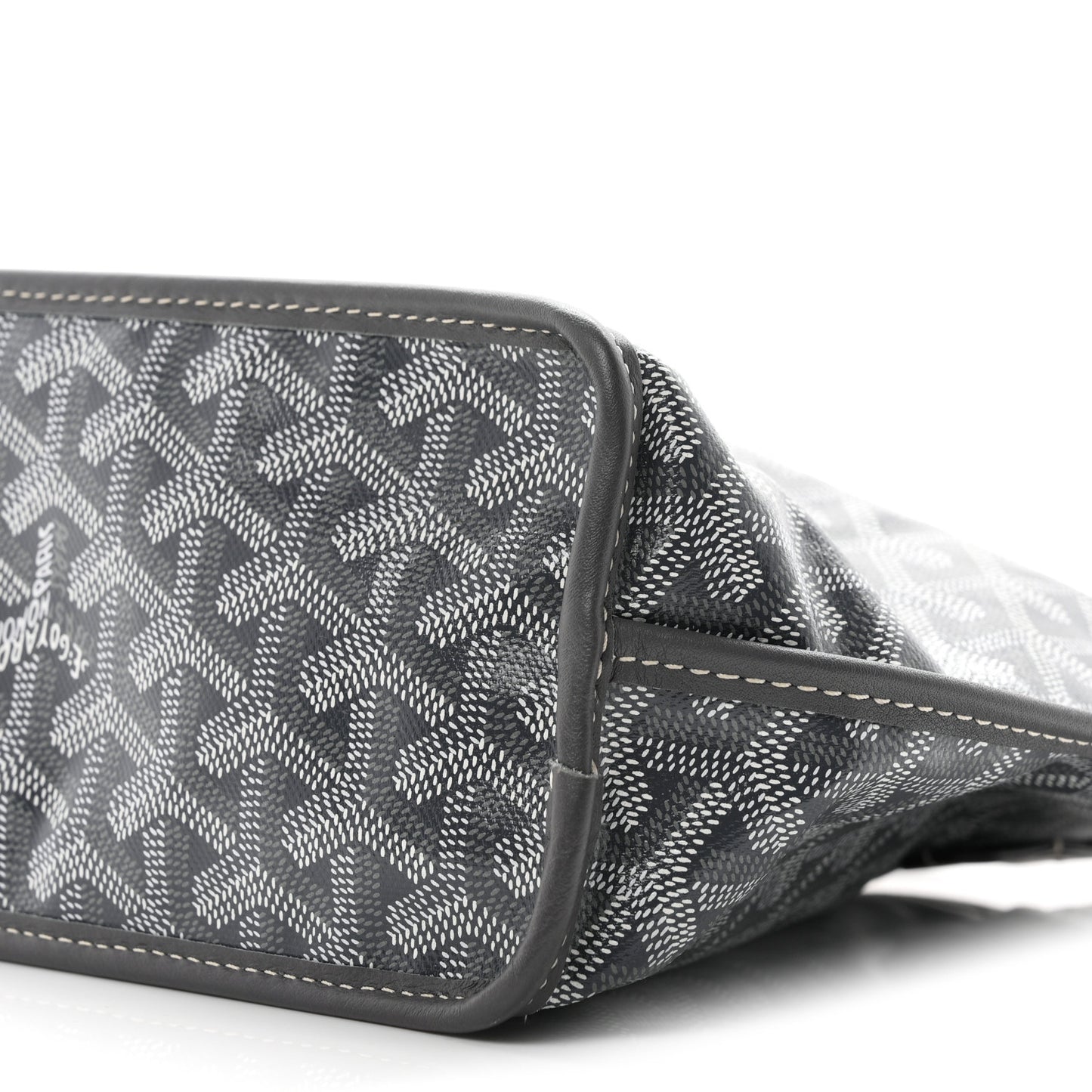 Goyardine Reversible Mini Anjou Grey