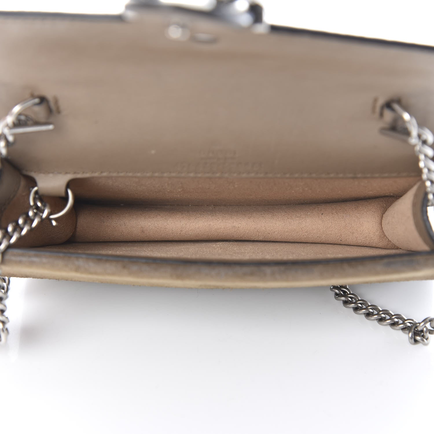 Gucci GG Supreme Monogram Super Mini Dionysus Shoulder Bag Taupe 5 of 14