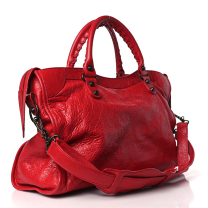 Balenciaga Agneau Classic Hardware City Rouge Cardinal 3 of 9