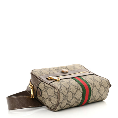 Gucci GG Supreme Monogram Web Small Ophidia Belt Bag 85 34 Dark Brown 4 of 12