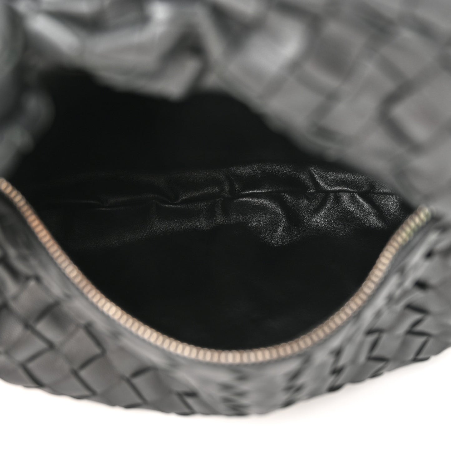 Nappa Intrecciato Teen Jodie Hobo Black