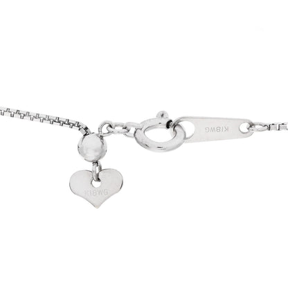 Parker & West by FASHIONPHILE 18K White Gold Diamond .50ctw Graduated Two Row Drop Pendant Necklace 6 of 6