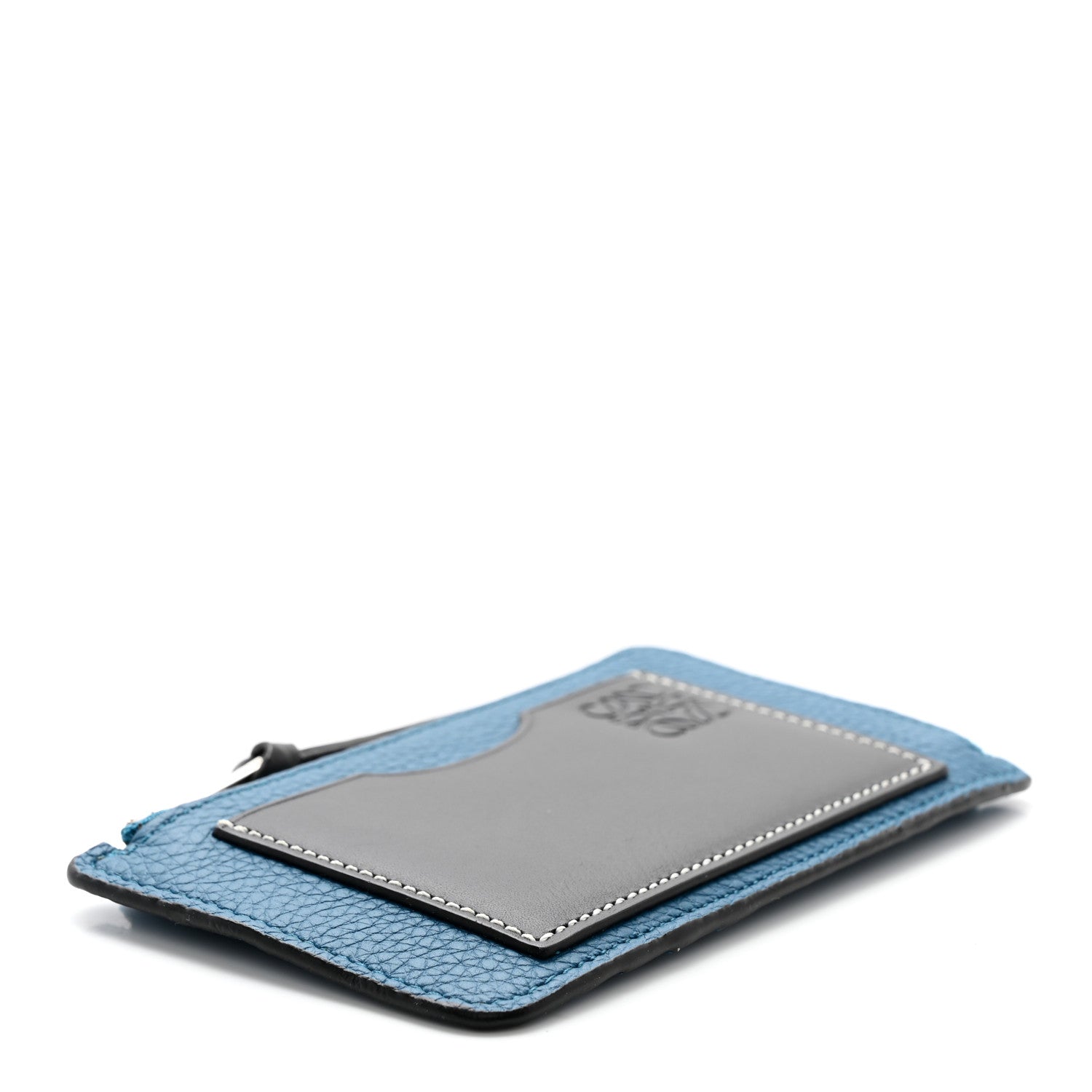 Loewe Soft Grained Calfskin Coin Card Holder Blue Multicolor 4 of 9