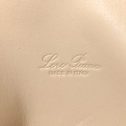 Loro Piana Ostrich L19 Extra Pocket Pouch Beige 6 of 9