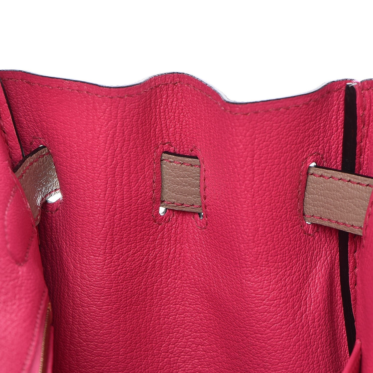 Hermes Chevre Mysore Horseshoe Birkin 30 Gris Tourterelle Rose Tyrien 25 of 32