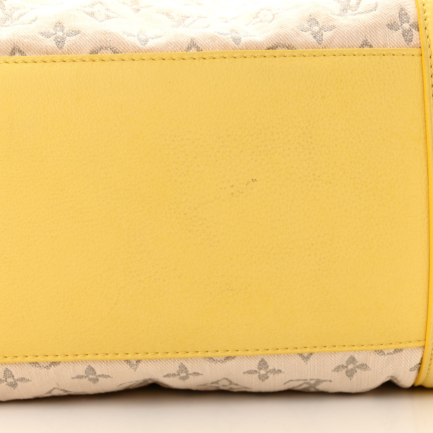 Louis Vuitton Monogram Denim Speedy Round Yellow 13 of 13