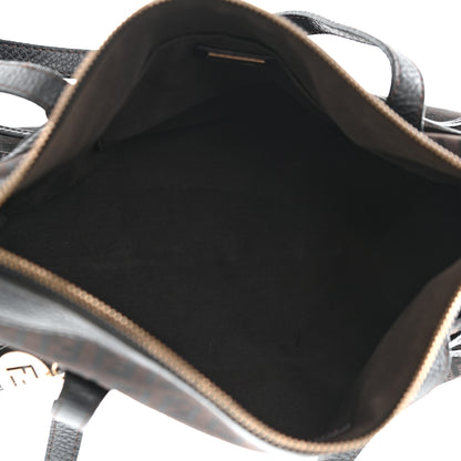 Fendi Zucchino Shoulder Bag Black 4 of 12