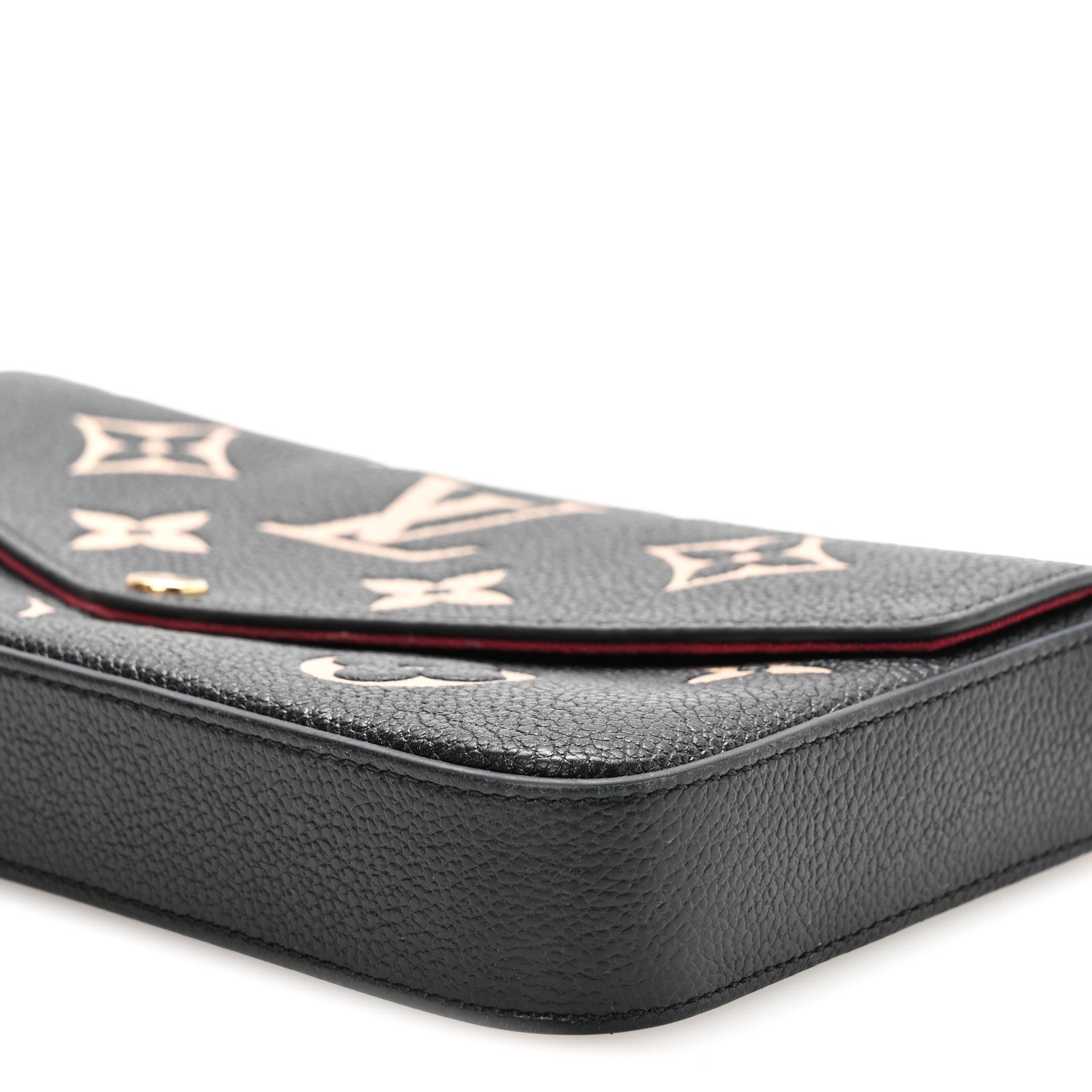 Louis Vuitton Empreinte Monogram Giant Felicie Pochette Black Beige 17 of 19