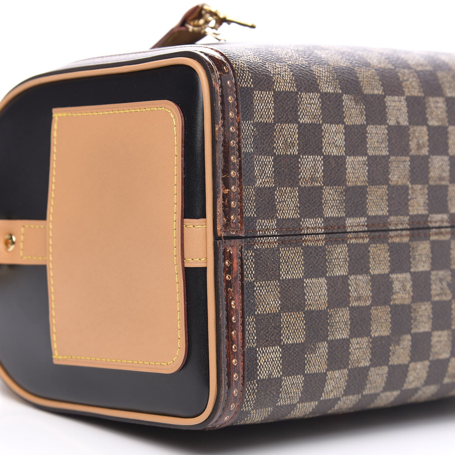Louis Vuitton Transformed Damier Ebene Time Trunk Speedy Bandouliere 25 Black 9 of 11