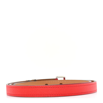 Hermes Epsom 15mm Pop H Belt 80  Orange Poppy 2 of 6