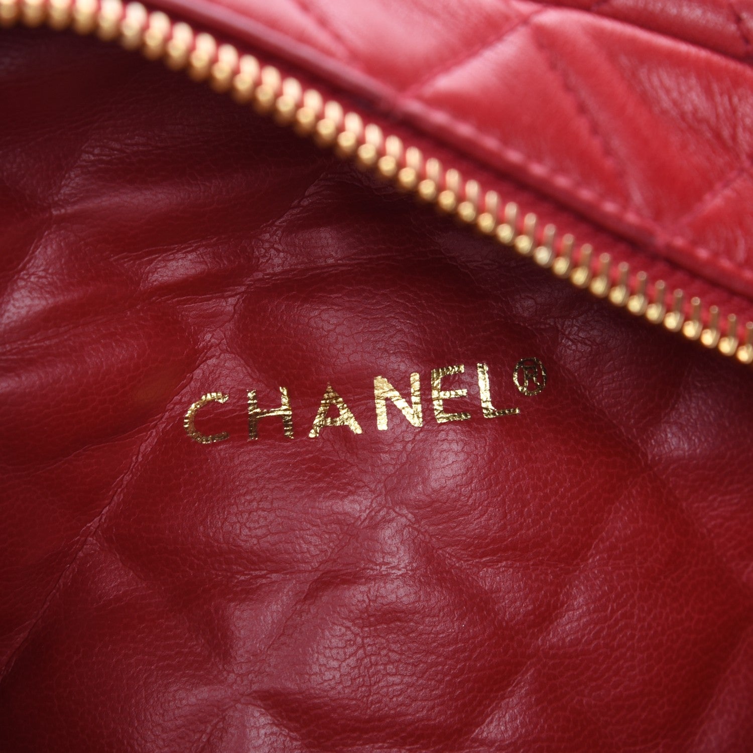 Chanel Lambskin Quilted Belt Bag Red 6 of 8