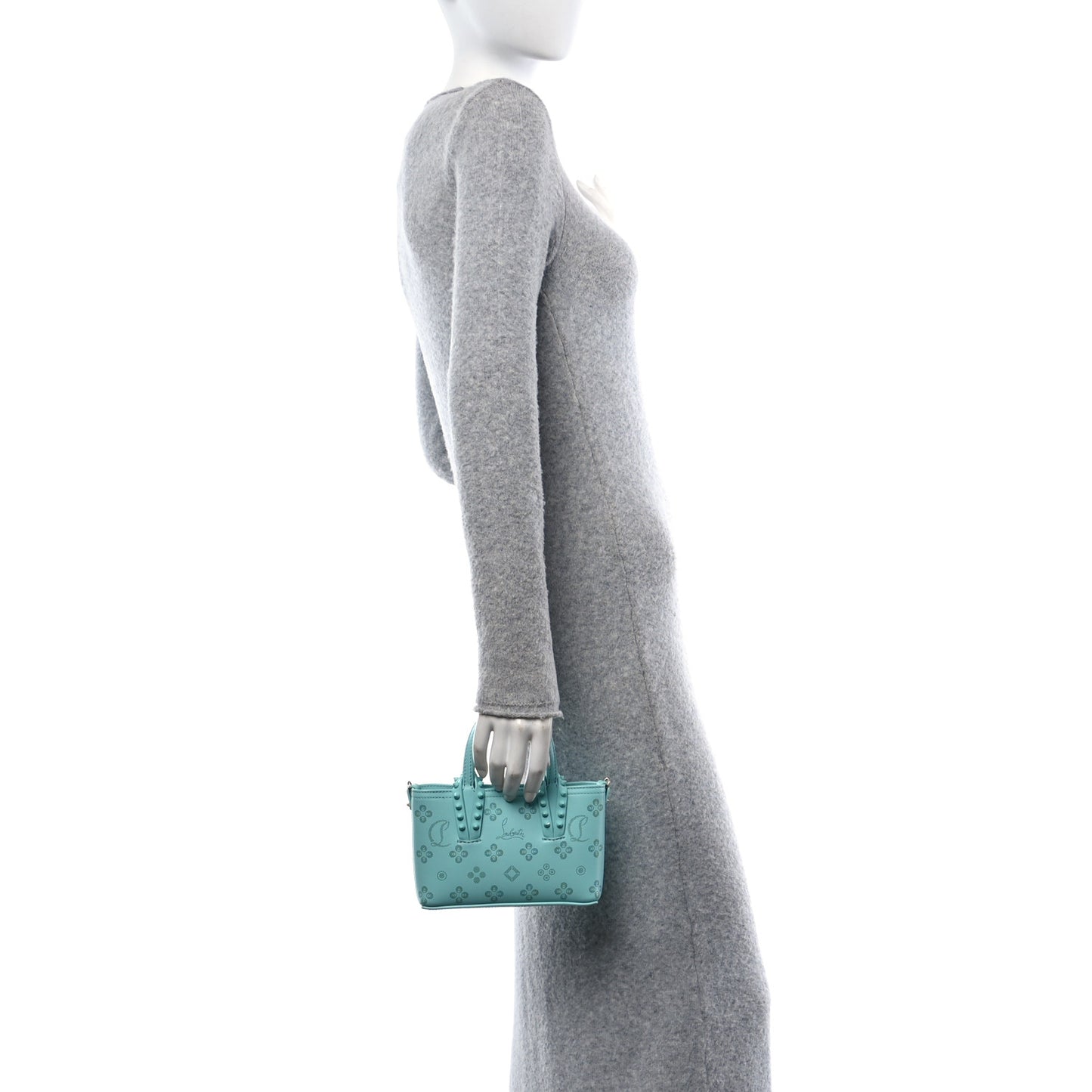 Calfskin Loubinthesky Nano Cabata Tote Bermuda