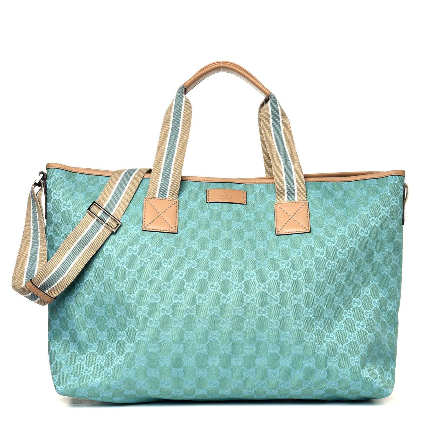 Monogram Travel Bag Beige Green