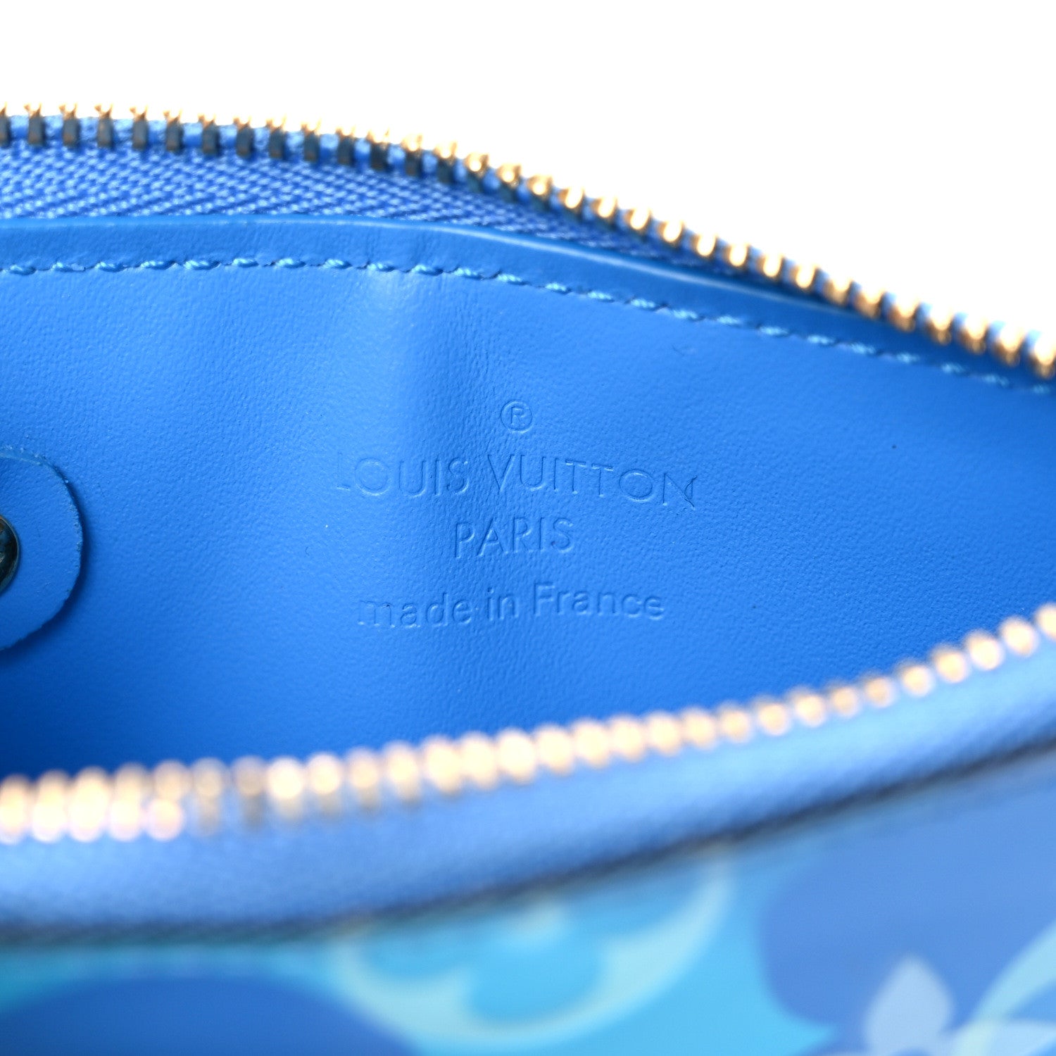Louis Vuitton Vernis Valentine Key Pouch Light Blue 6 of 6