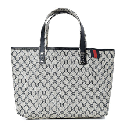 Gucci GG Plus Monogram Medium Signature Web Loop Tote Navy 1 of 9