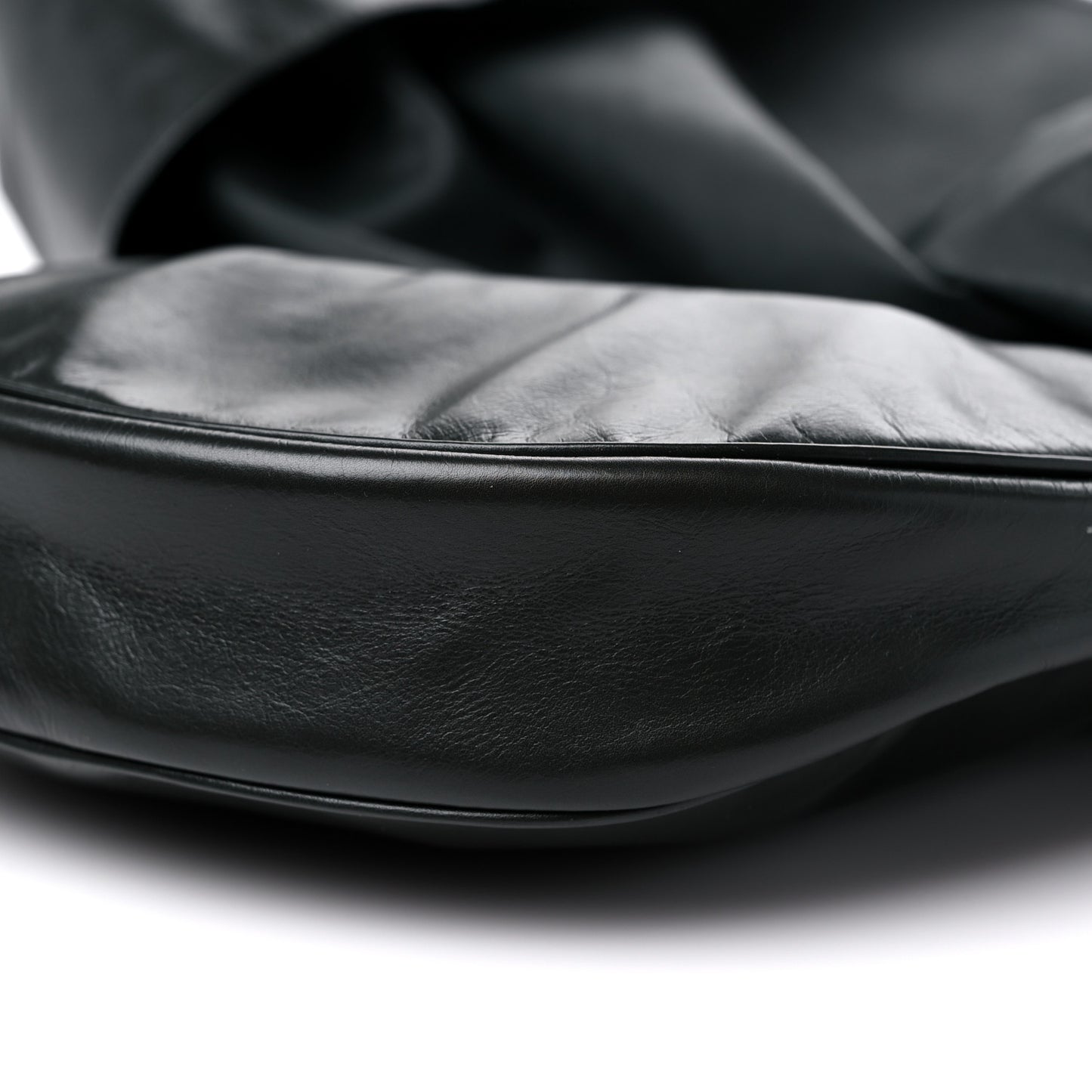 Calfskin Foulard Shoulder Bag Dark Green