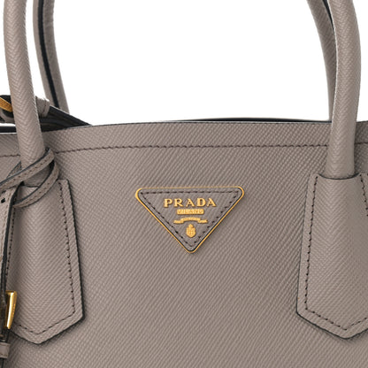 Prada Saffiano Cuir Medium Double Bag Argilla 8 of 11