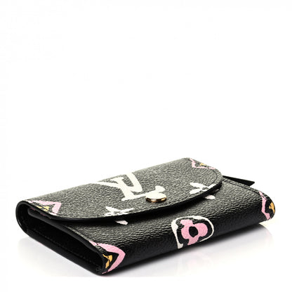 Louis Vuitton Monogram Giant Wild At Heart Rosalie Coin Purse Black 3 of 5